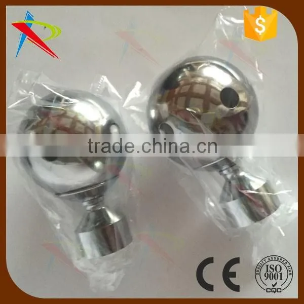 Unique design chrome ball curtain finials for clients customized in 2016