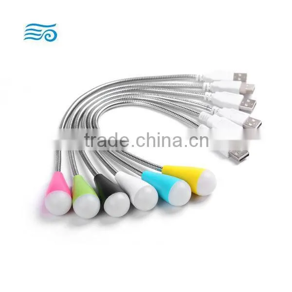 3w blue bendable with USB led bed head reading lighting