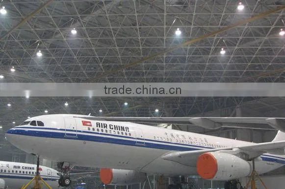 Good quality low cost arched steel aircraft hangar