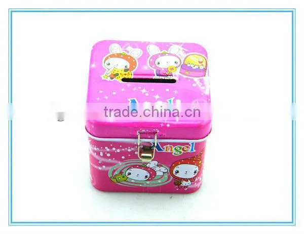 custom coin saving tin can,coin bank tin can
