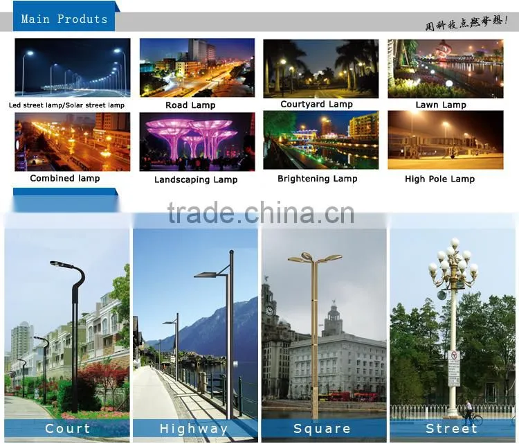 40W solar led street light Lighting ,Effect Equal To 250W High Pressure Sodium Lamp