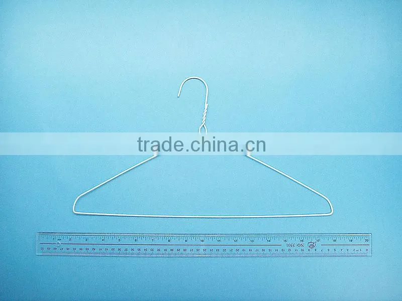 Laundry Powder Coated Suit White Wire Hangers (PC-HC16G)