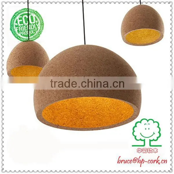 nature cork lamp shade