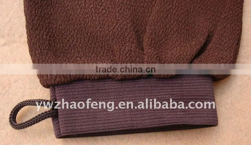 2016 brown exfoliating bath glove hammam scrub mitt morocco bath glove