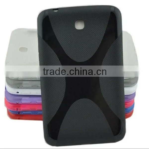 Hot Selling X Shape Tpu Cover For Samsung Galaxy P3200 Tab3 7.0 Cover