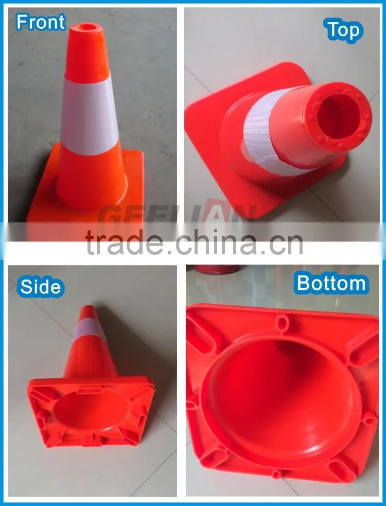 Traffic Safety Polyurethane Plastic Cone