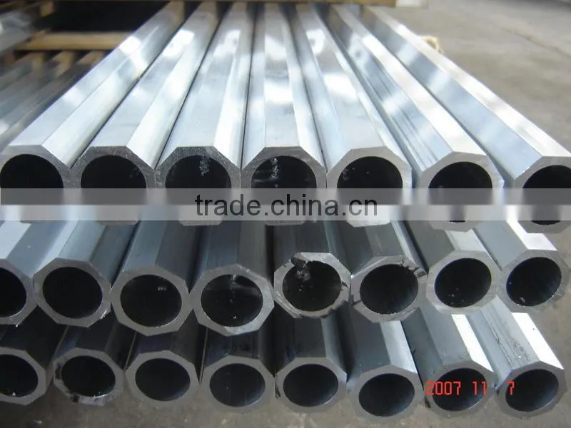 6063 6005 6061 6082 T5 T6 anodizing electrophoresis power coating aluminum tube profile from HAIDA