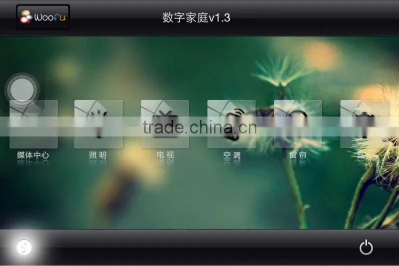Zigbee touch screen wireless smart home control home lighting automation
