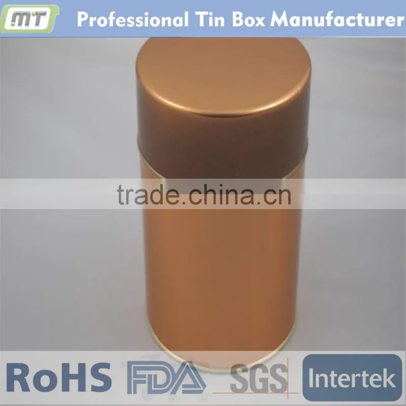 round empty can with insert lid, empty can