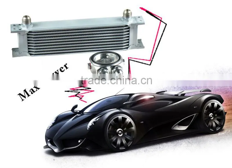 Auto Aluminum Different Row With Different Adapter oil cooler kit Suit for Racing Cars