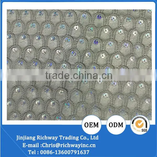 fashion design sequin embroidery fabric