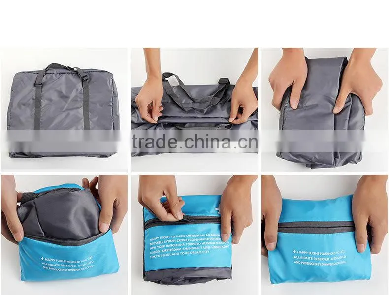 Custom made polyester folding travel bags best travel duffel bag