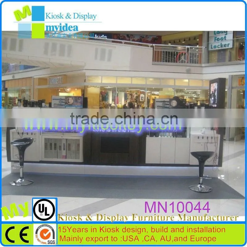 2015 new arrival hair salon kiosk furniture/hairdressing salon station in China/hair shop furniture