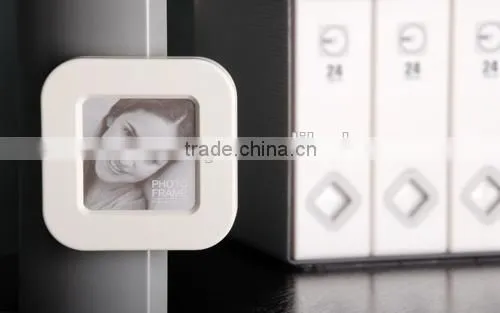 Plastic PS photo frame dark gray, good photo frame, two sides photo frame, 2015 photo frame calendars for decoration