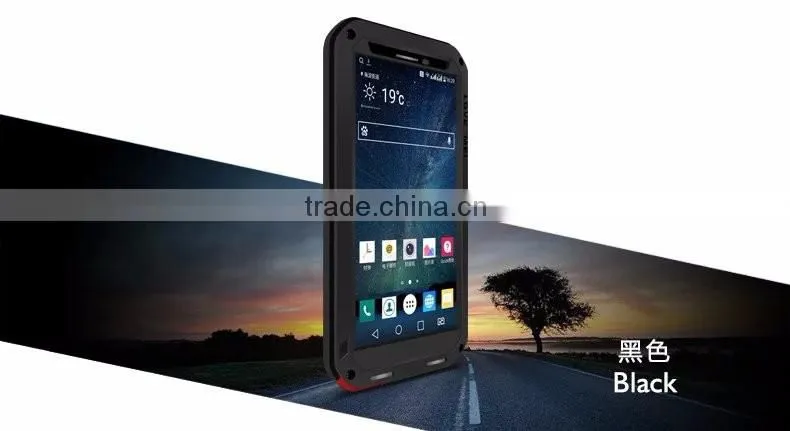 LOVE MEI Heavy Duty Waterproof Shockproof Metal Aluminum Powerful Case For LG V10 5.7 inch Gorilla Glass TB-0155