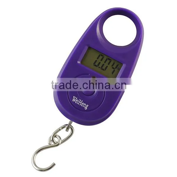 25kg/5g Blue Backlit Shopping Travel Pocket Digital Electronic Scale