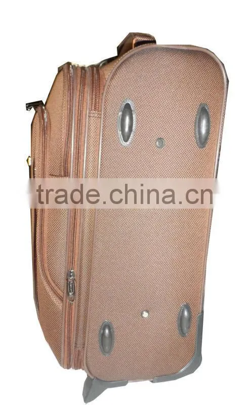 Fake button trolley generous design two wheels 900D luggage set for selling