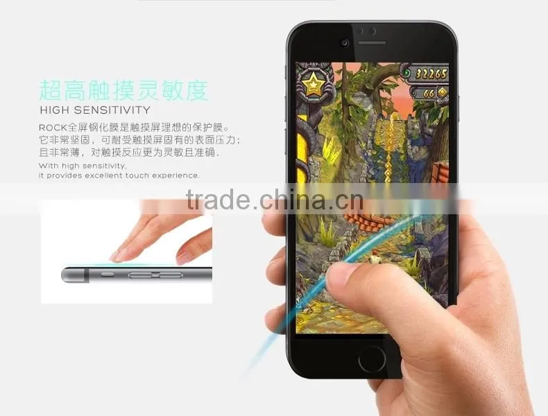 High Definition tempered glass screen protector for iPhone 6s Mobile Phone Case 2016 new products China supplier