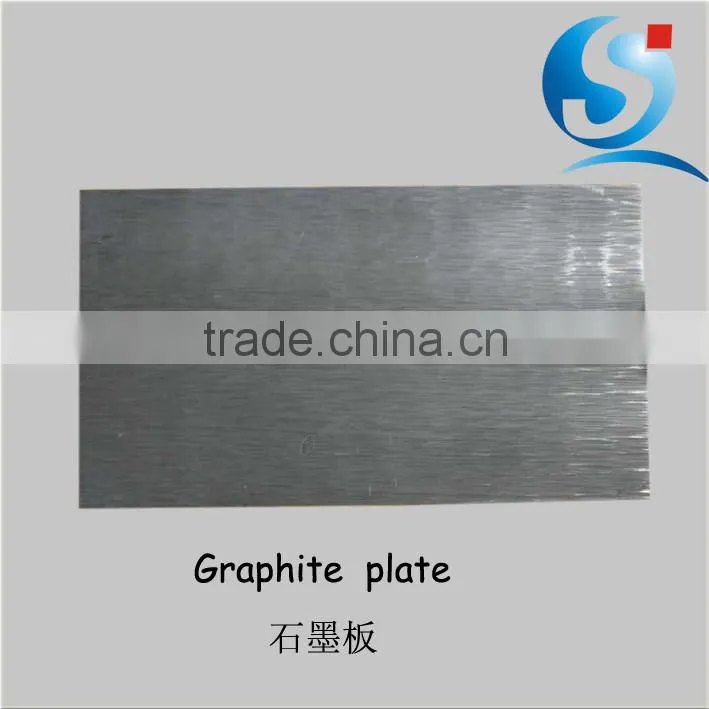 Graphite block and graphite rod