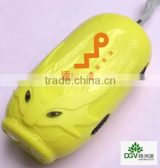 Dragon style-No Battery Hand Pressing Flashlight-Necessary article