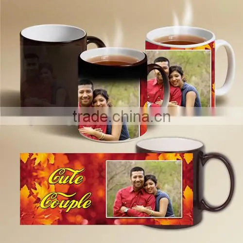 Factory custom hot products wedding gifts color change mugs by yrbs