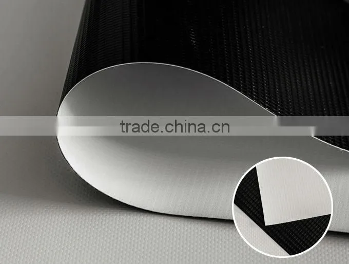 dual color outdoor advertising cold black back flex banner