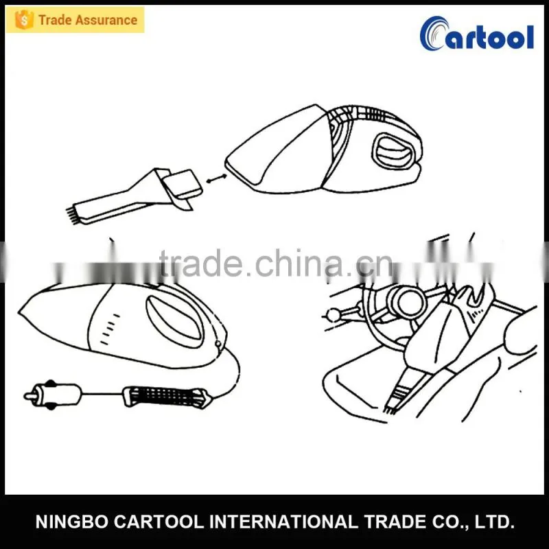 Hot Mini 12V Portable Auto Wet Dry Handheld Car Vacuum Cleaner 60W