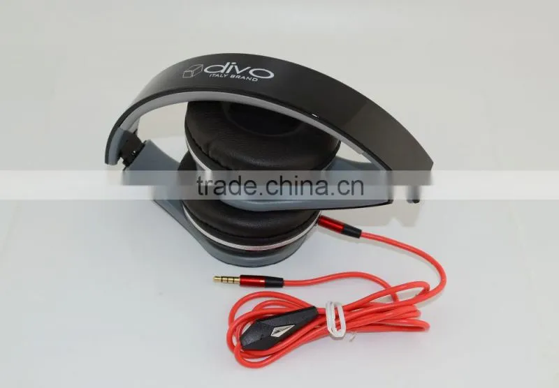New Foldable Stereo Headset Handsfree Headphones Earphone With Mic