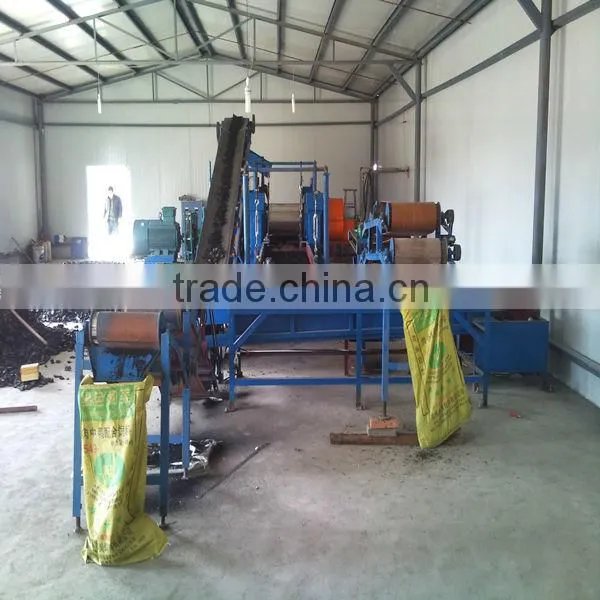 High Efficiency Waste tire recycling rubber powder line dollar grinder