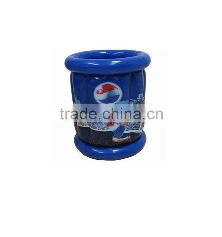 Wholesale inflatable air buckets inflatable cooler PVC ice bucket