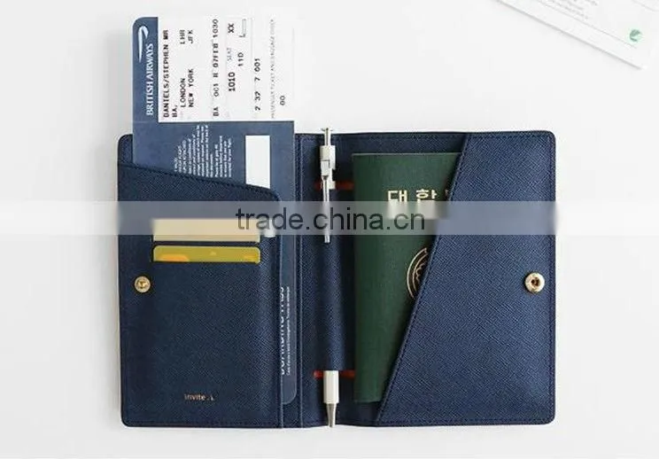 2013 Newly genuine leather passport holder