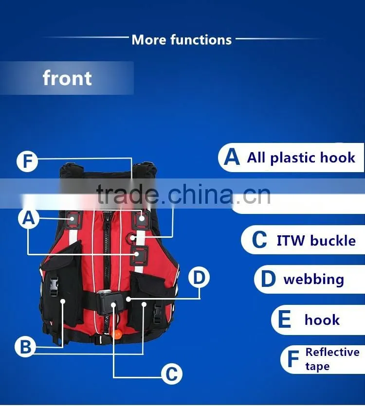 NRS Solas approved personalized life jacket