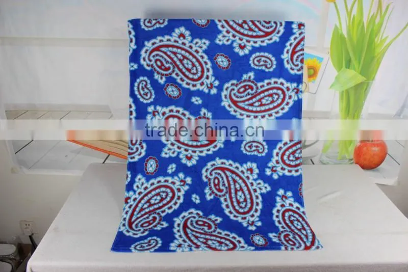 china factory 100% cotton promotional custom print bargain beach towels