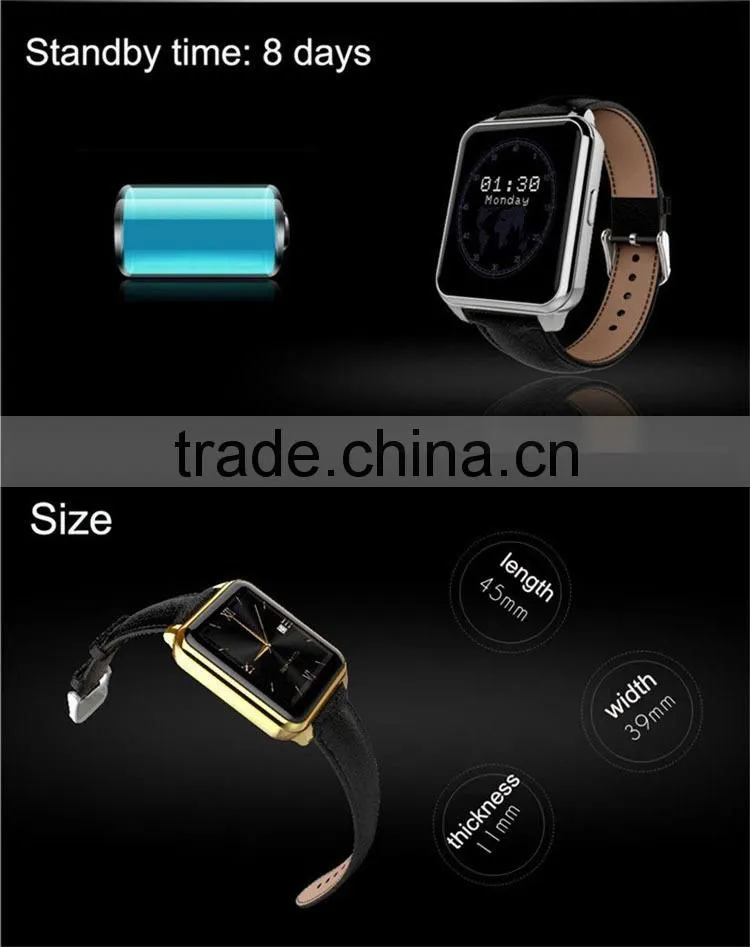 heart rate monitor and IP66 waterproof 1.54 inch IPS HD LCD capacitive touch screen smart watch model F2
