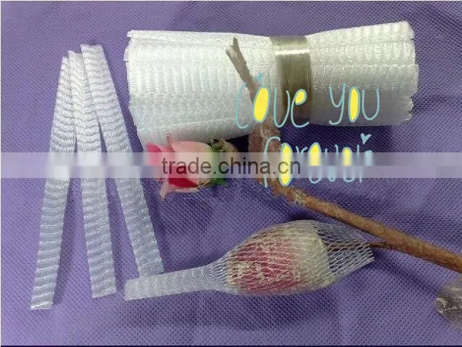 PE plastic fresh flower bud packaging net