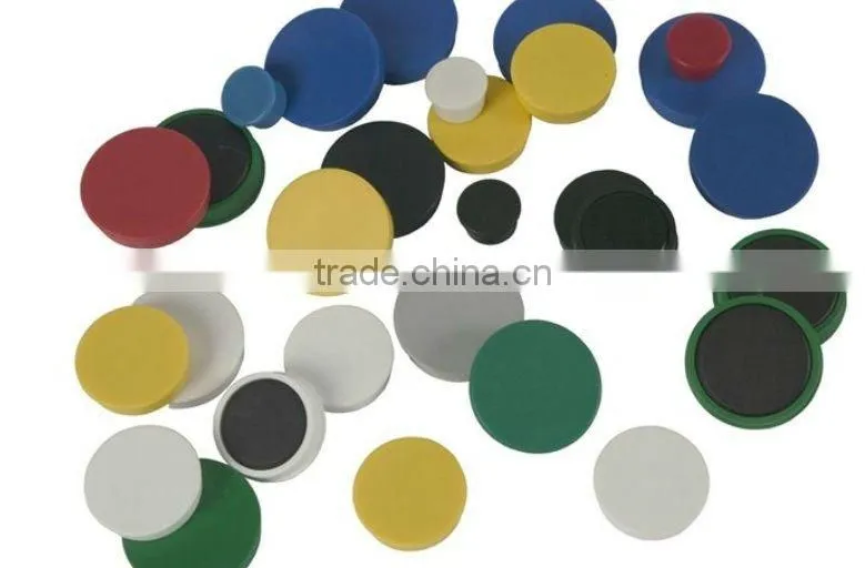 whiteboard magnet,plastic coated magnet,round magnetic button,magnet for whiteboard,memo magnet,20mm,30mm,40m