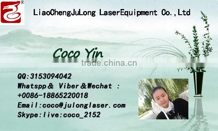 Julong manufacturer laser marking machine for key board dog tag