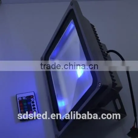 LED rgb led floodlight 50W IP65 Integrated Grey rgb led flood light