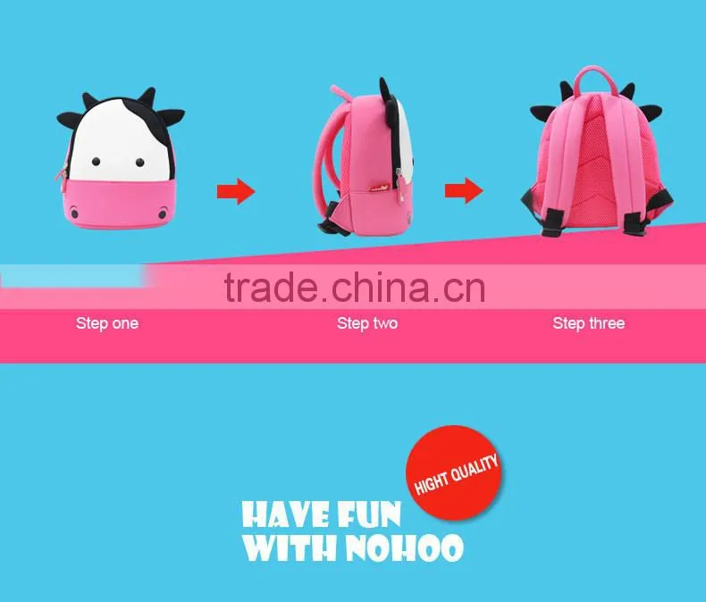 2016 hot preschool kids Animal Cartoon School Bag