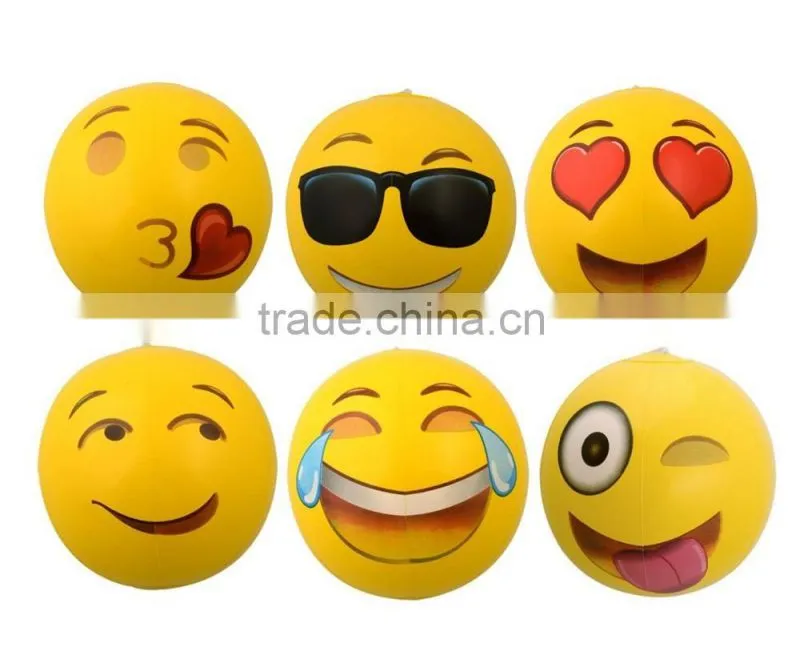 Emoji Universe: 12" Emoji Inflatable Beach Balls, 12-Pack