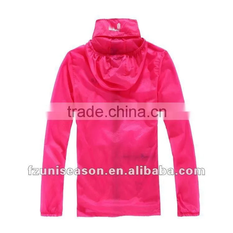 Custom Hooded Mens Windbreaker Jacket