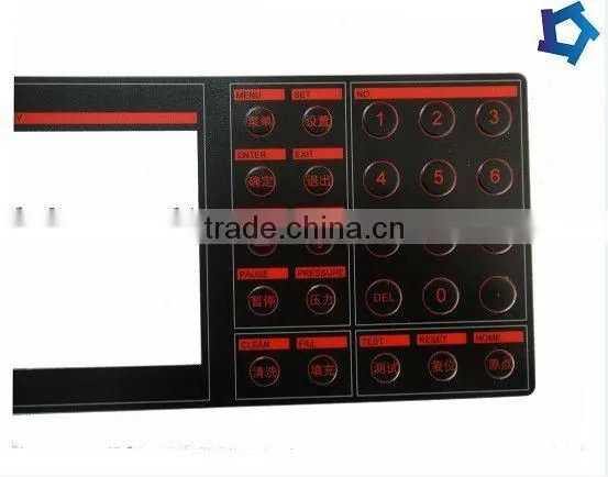 Custom small membrane switch keyboards with LED