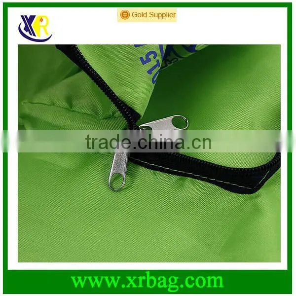 Top Quality Foldable Drawstring Bag Folded In Pouch With Logo