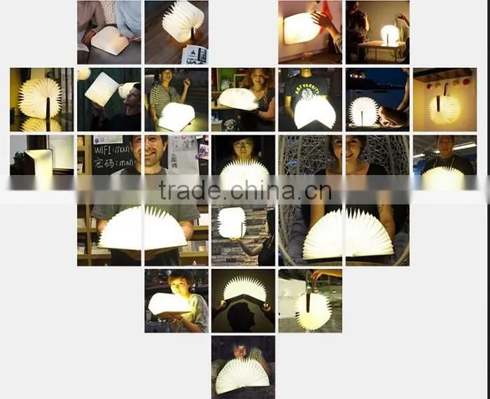 Mini Version LED WOODY Book Lamp