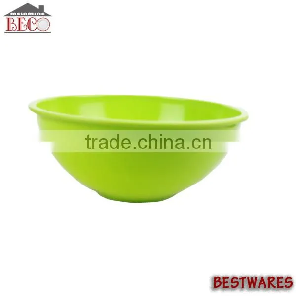 Hot sale 5pcs solid color melamine mixing bowl