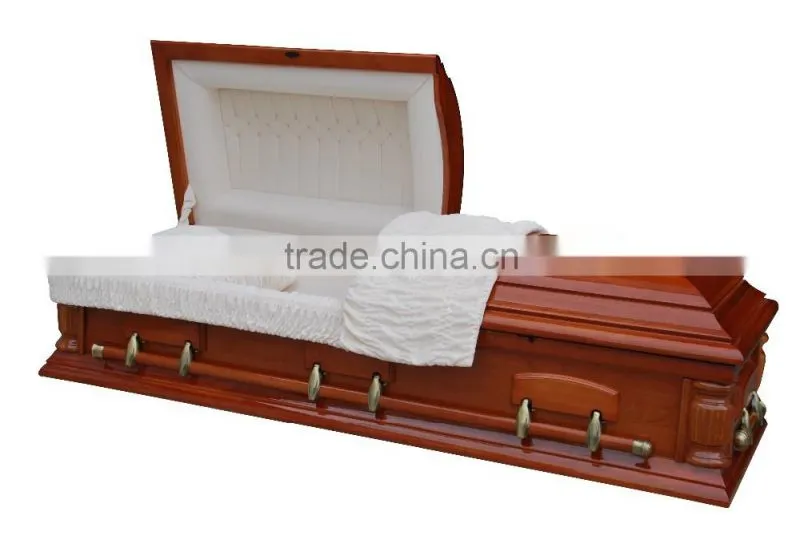 China caskets wholesale cherry wooden casket
