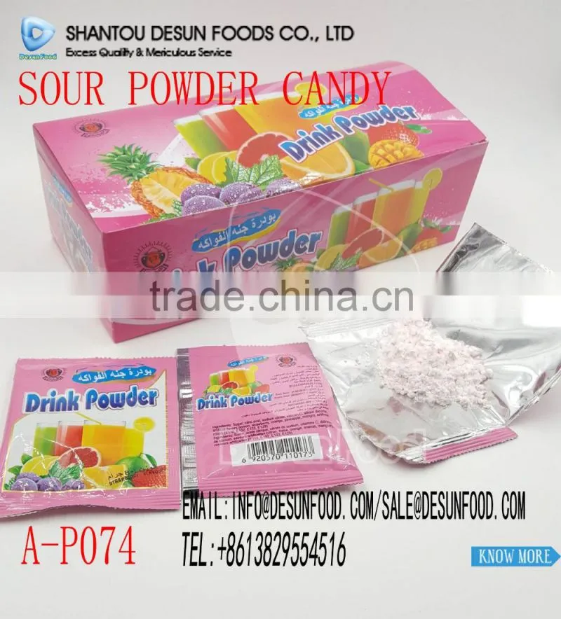 Halal Drink fruit juice powder candy