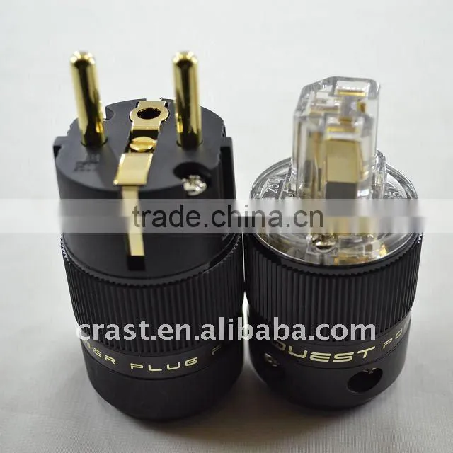 Audiocrast 24K Gold Plated SCHUKO Power Connector