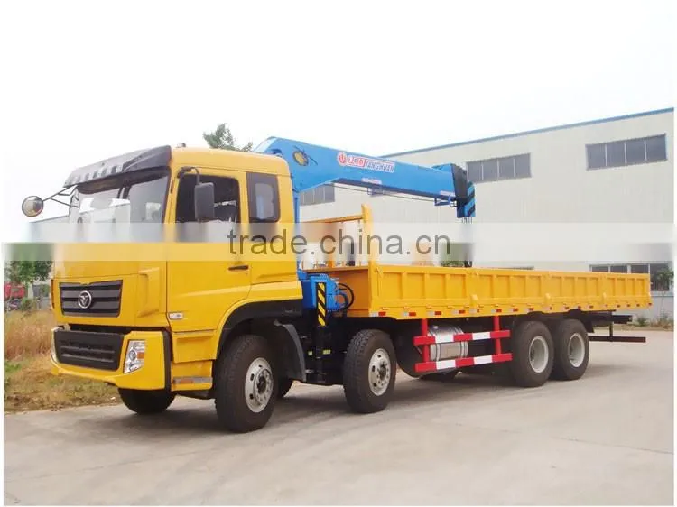 China suppiler 12 ton tractor mounted crane/crane truck for sale/national boom truck crare