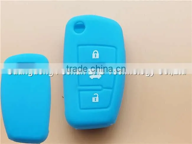 Silicone Car Key Cover For Colorful Key Fob silicone holder Replacement Case
